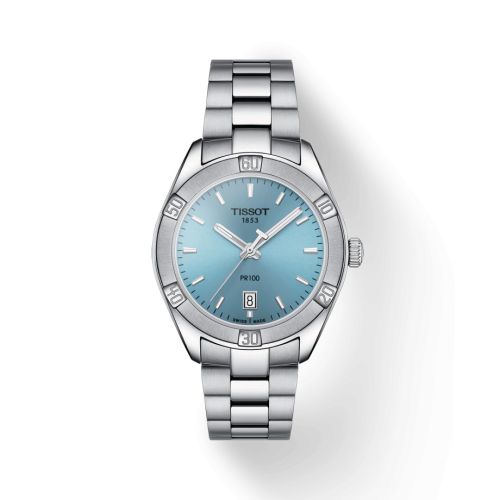Tissot PR 100 Sport Chic 36 Stainless Steel / Blue / Bracelet T101.910.11.351.00