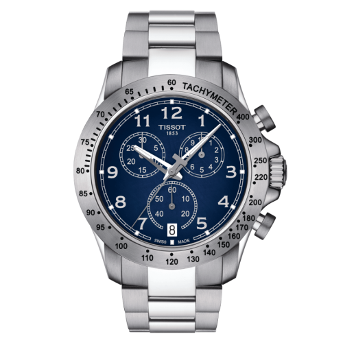 Tissot V8 Quartz Chronograph Stainless Steel / Blue / Bracelet T106.417.11.042.00