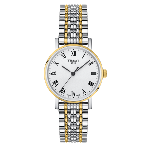 Tissot Everytime Small Stainless Steel / Yellow Gold / Silver / Bracelet T109.210.22.033.00