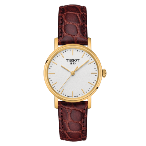 Tissot Everytime Small Yellow Gold PVD / Silver / Strap T109.210.36.031.00