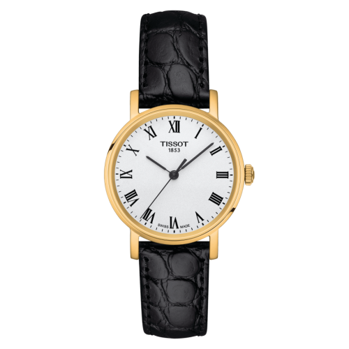 Tissot Everytime Small Yellow Gold PVD / Silver / Strap T109.210.36.033.00