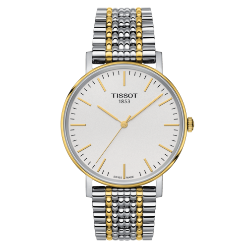 Tissot Everytime Medium Stainless Steel / Yellow Gold PVD / Silver / Bracelet T109.410.22.031.00