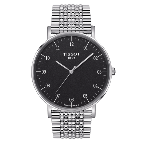 Tissot Everytime Large Stainless Steel / Black / Bracelet T109.610.11.077.00