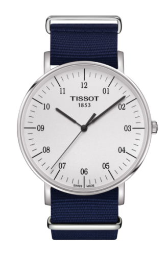 Tissot Everytime Large Stainless Steel / Silver / NATO T109.610.17.037.00