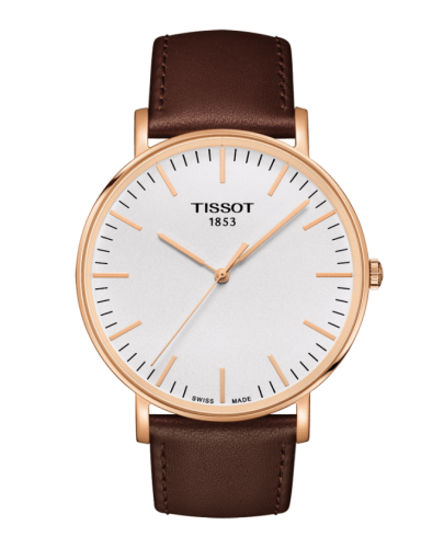 Tissot Everytime Large Rose Gold PVD / Silver / Strap T109.610.36.031.00