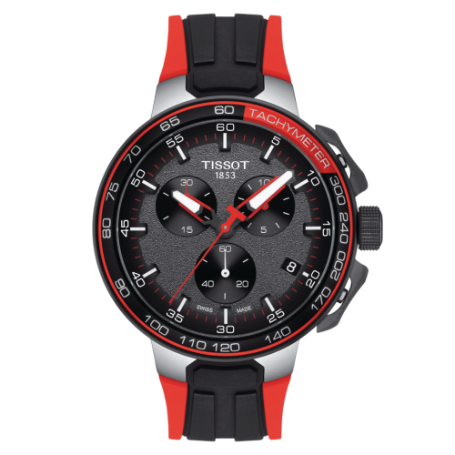 Tissot T-Race Cycling Chronograph Stainless Steel / Red T111.417.27.441.00
