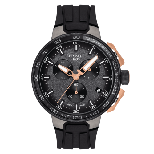 Tissot T-Race Cycling Chronograph Stainless Steel / Rose Gold T111.417.37.441.07