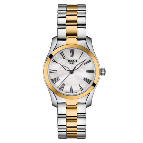 Tissot T-Wave Stainless Steel - Yellow Gold / MOP / Bracelet T112.210.22.113.00