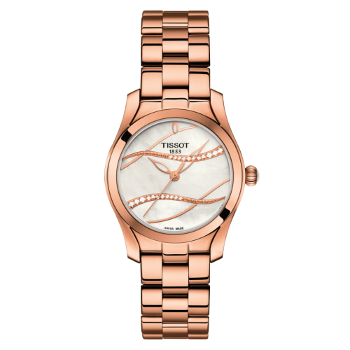 Tissot T-Wave Rose Gold / MOP T112.210.33.111.00