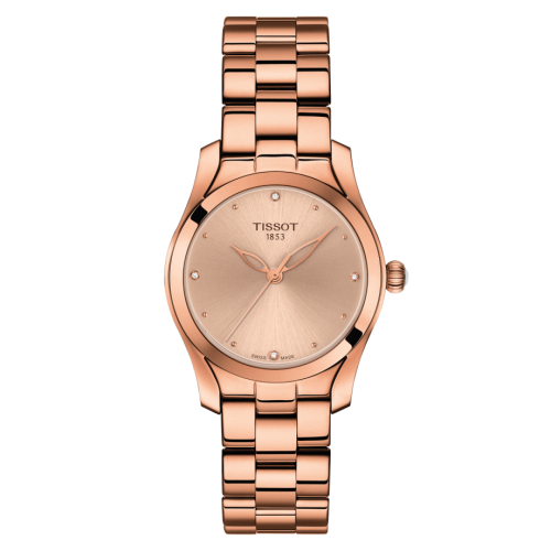 Tissot T-Wave Rose Gold / Beige / Bracelet T112.210.33.456.00