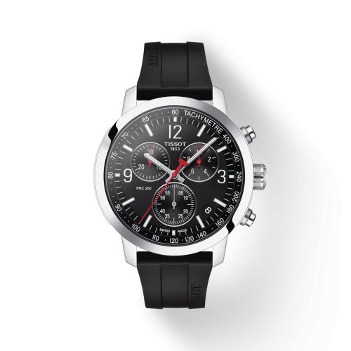 Tissot PRC 200 Quartz Chronograph Stainless Steel / Black T114.417.17.057.00
