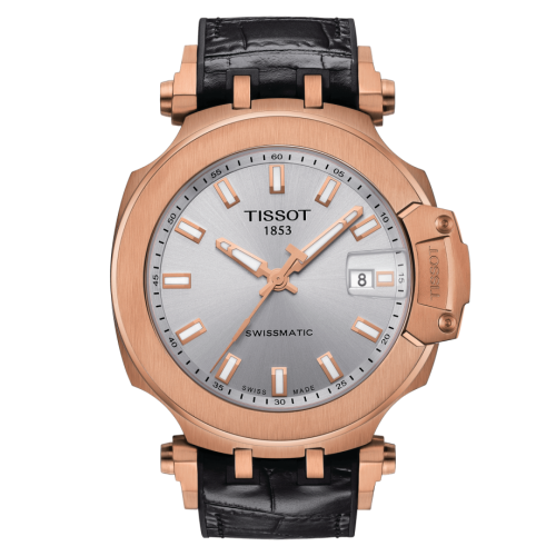 Tissot T-Race Swissmatic 45 Rose Gold PVD / Silver T115.407.37.031.00