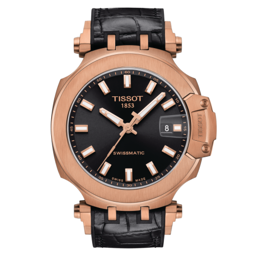 Tissot T-Race Swissmatic 45 Rose Gold PVD / Black T115.407.37.051.00