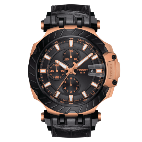Tissot T-race Automatic Chronograph Rose Gold / Black T115.427.37.051.01