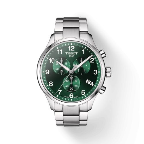 Tissot Chrono XL Classic Stainless Steel / Green / Bracelet T116.617.11.092.00