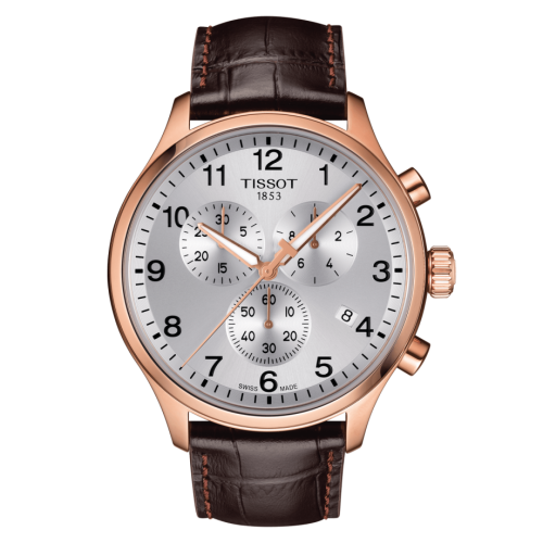 Tissot Chrono XL Classic Rose Gold / Silver / Strap T116.617.36.037.00