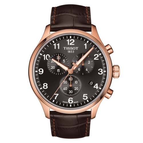 Tissot Chrono XL Classic Rose Gold PVD / Black / Strap T116.617.36.057.01