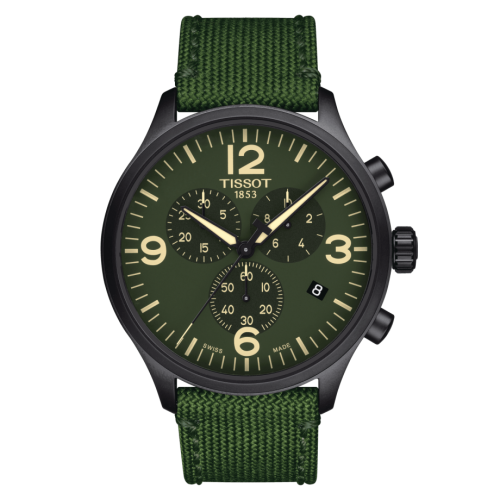 Tissot Chrono XL Black PVD / Green T116.617.37.097.00