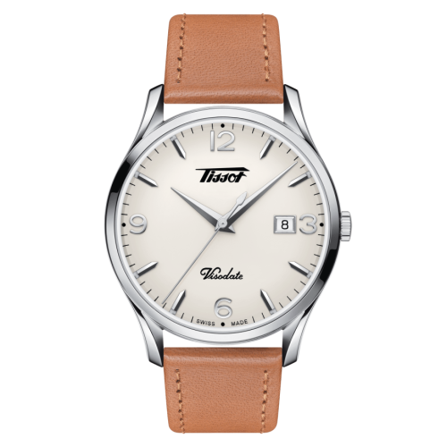 Tissot Visodate Quartz 40 Stainless Steel / Silver / Strap T118.410.16.277.00