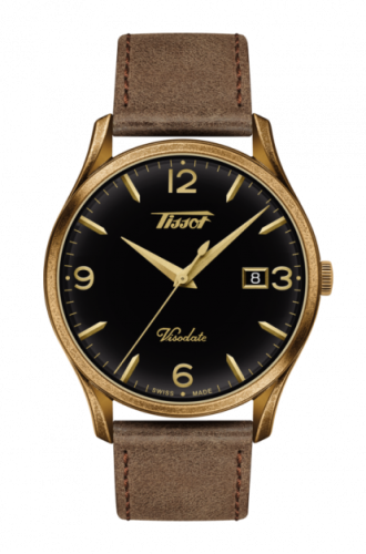 Tissot Visodate Quartz 40 Bronze / Black T118.410.36.057.00
