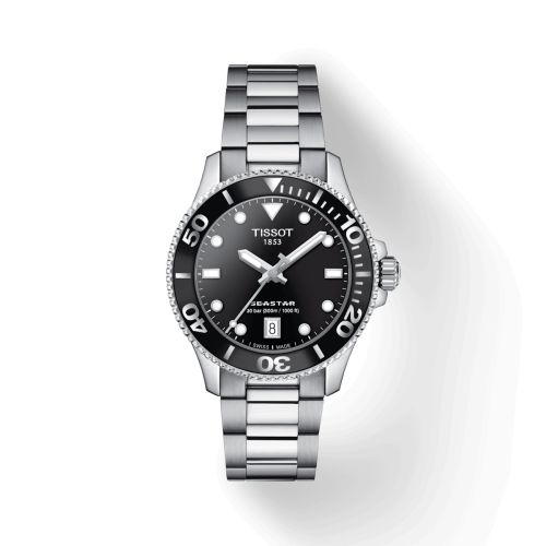 Tissot Seastar 1000 36 Quartz Stainless Steel / Black / Bracelet T120.210.11.051.00