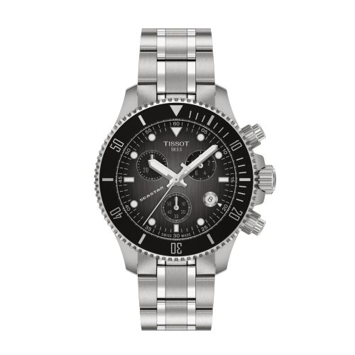 Tissot Seastar 1000 Quartz Chronograph Stainless Steel / Grey / Bracelet T120.217.11.061.00