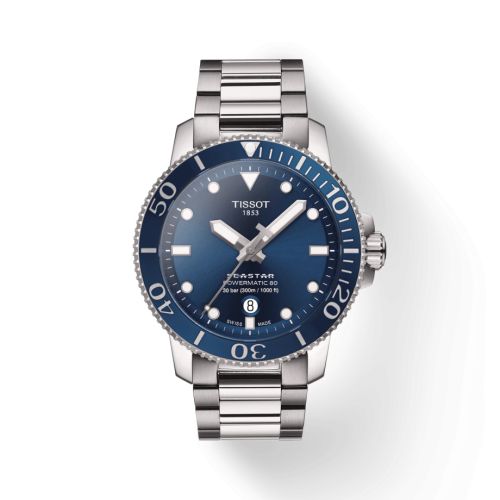 Tissot Seastar 1000 Powermatic 80 43 Stainless Steel / Blue T120.407.11.041.03