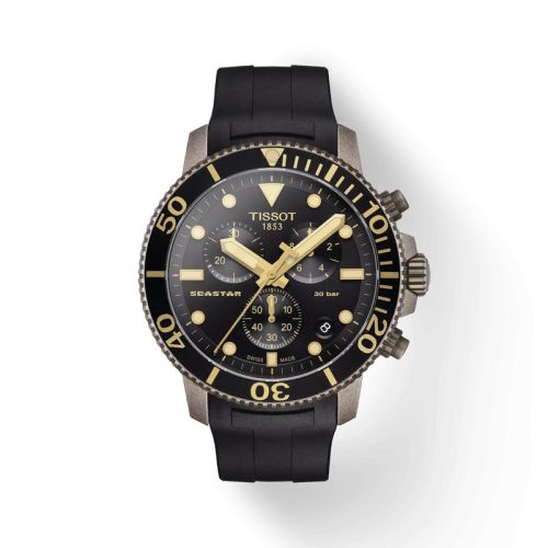 Tissot Seastar 1000 Chronograph Quartz 45.5 Bronze / Black / Rubber T120.417.37.051.01