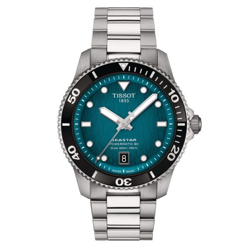 Tissot Seastar 1000 Powermatic 80 40 Stainless Steel / Blue / Bracelet T120.807.11.091.00