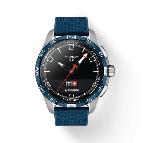 Tissot T-Touch Connect Solar Titanium - Blue Ceramic / Black / Fabric T121.420.47.051.06