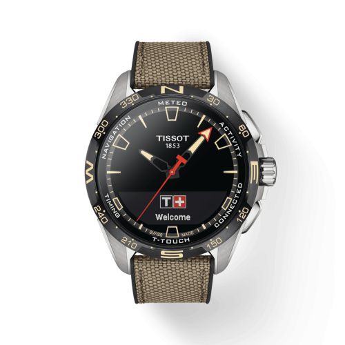Tissot T-Touch Connect Solar Titanium - Ceramic / Black / Fabric T121.420.47.051.07