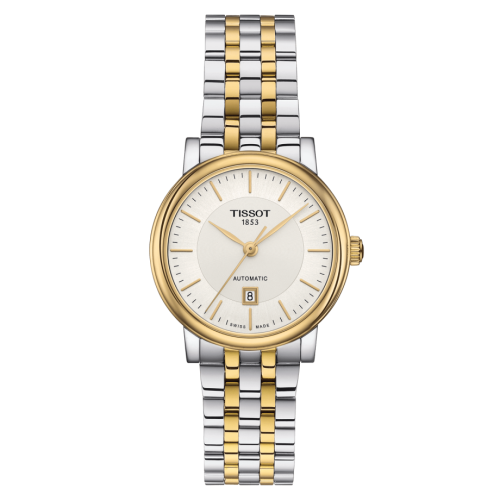 Tissot Carson Premium Automatic 30 Stainless Steel - Yellow Gold / Silver / Bracelet T122.207.22.031.00