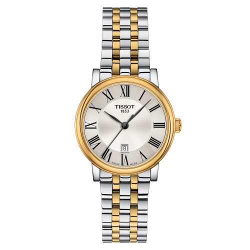 Tissot Carson Premium Quartz 30 Stainless Steel - Yellow Gold / Silver / Bracelet T122.210.22.033.00