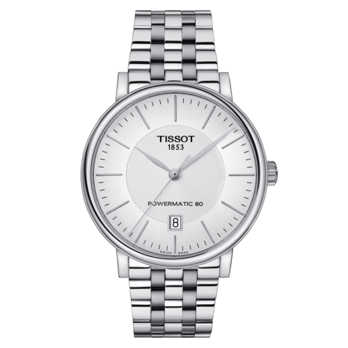Tissot Carson Premium Powermatic 80 Stainless Steel / Silver / Bracelet T122.407.11.031.00