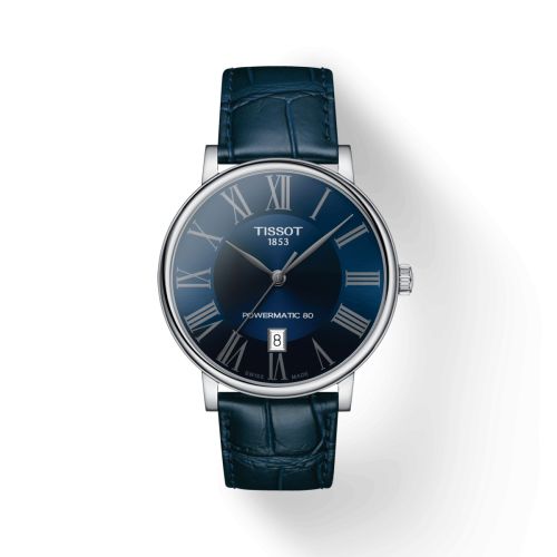 Tissot Carson Premium Powermatic 80 Stainless Steel / Blue / Strap T122.407.16.043.00