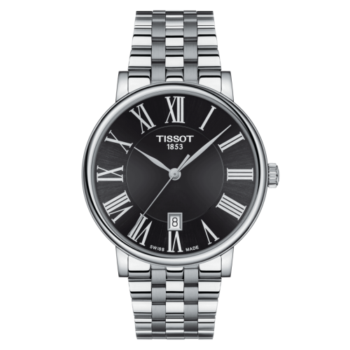 Tissot Carson Premium Quartz 40 Stainless Steel / Black / Bracelet T122.410.11.053.00