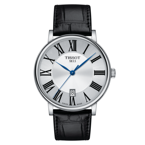 Tissot Carson Premium Quartz 40 Stainless Steel / Silver / Strap T122.410.16.033.00