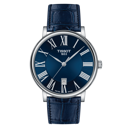 Tissot Carson Premium Quartz 40 Stainless Steel / Blue / Strap T122.410.16.043.00