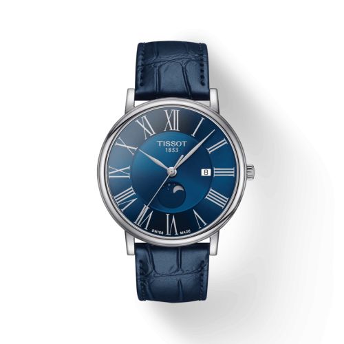Tissot Carson Premium Gent Moonphase Stainless Steel / Blue T122.423.16.043.00