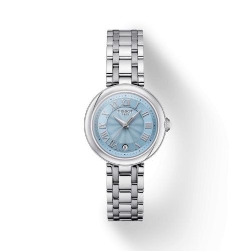Tissot Bellissima Small Lady Stainless Steel / Blue MOP / Bracelet T126.010.11.133.00