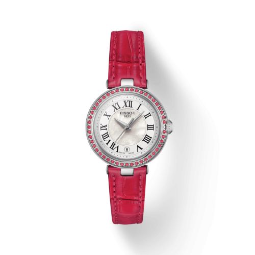 Tissot Bellissima Small Lady Stainless Steel - Topaz / MOP / Bracelet T126.010.66.113.00