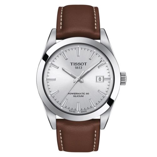 Tissot Gentleman Powermatic Stainless Steel / Silver / Strap T127.407.16.031.00