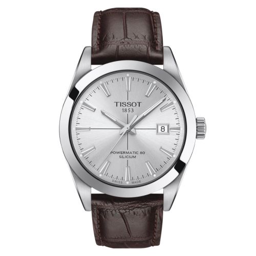 Tissot Gentleman Powermatic Stainless Steel / Silver / Strap T127.407.16.031.01