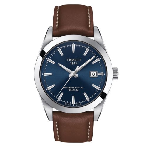 Tissot Gentleman Powermatic Stainless Steel / Blue / Strap T127.407.16.041.00