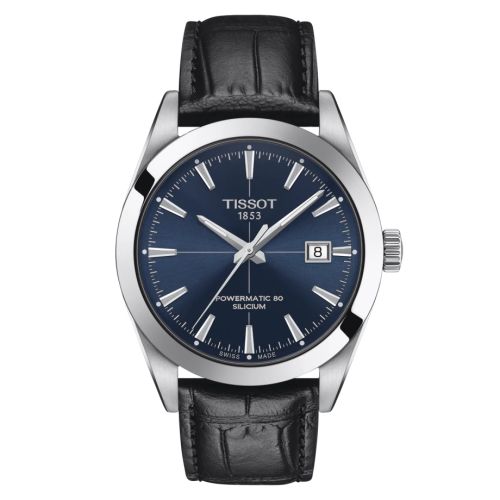 Tissot Gentleman Powermatic Stainless Steel / Blue / Strap T127.407.16.041.01