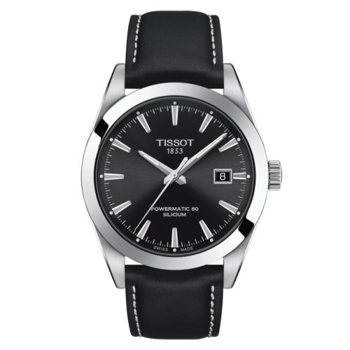 Tissot Gentleman Powermatic Stainless Steel / Black / Strap T127.407.16.051.00