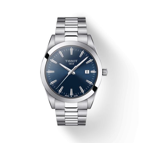 Tissot Gentleman Quartz Stainless Steel / Blue / Bracelet T127.410.11.041.00