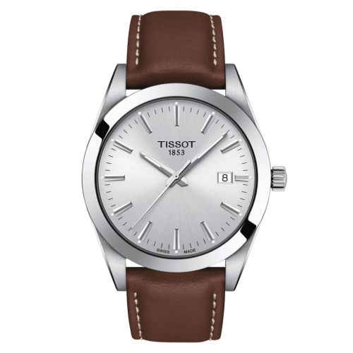 Tissot Gentleman Quartz Stainless Steel / Silver / Strap T127.410.16.031.00