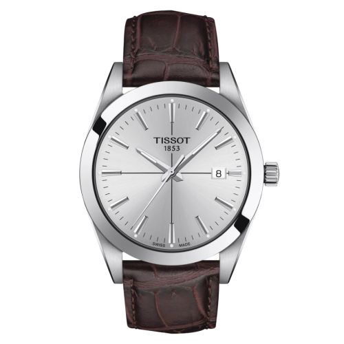 Tissot Gentleman Quartz Stainless Steel / Silver / Strap T127.410.16.031.01