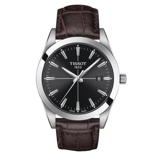 Tissot Gentleman Quartz Stainless Steel / Black / Strap T127.410.16.051.01